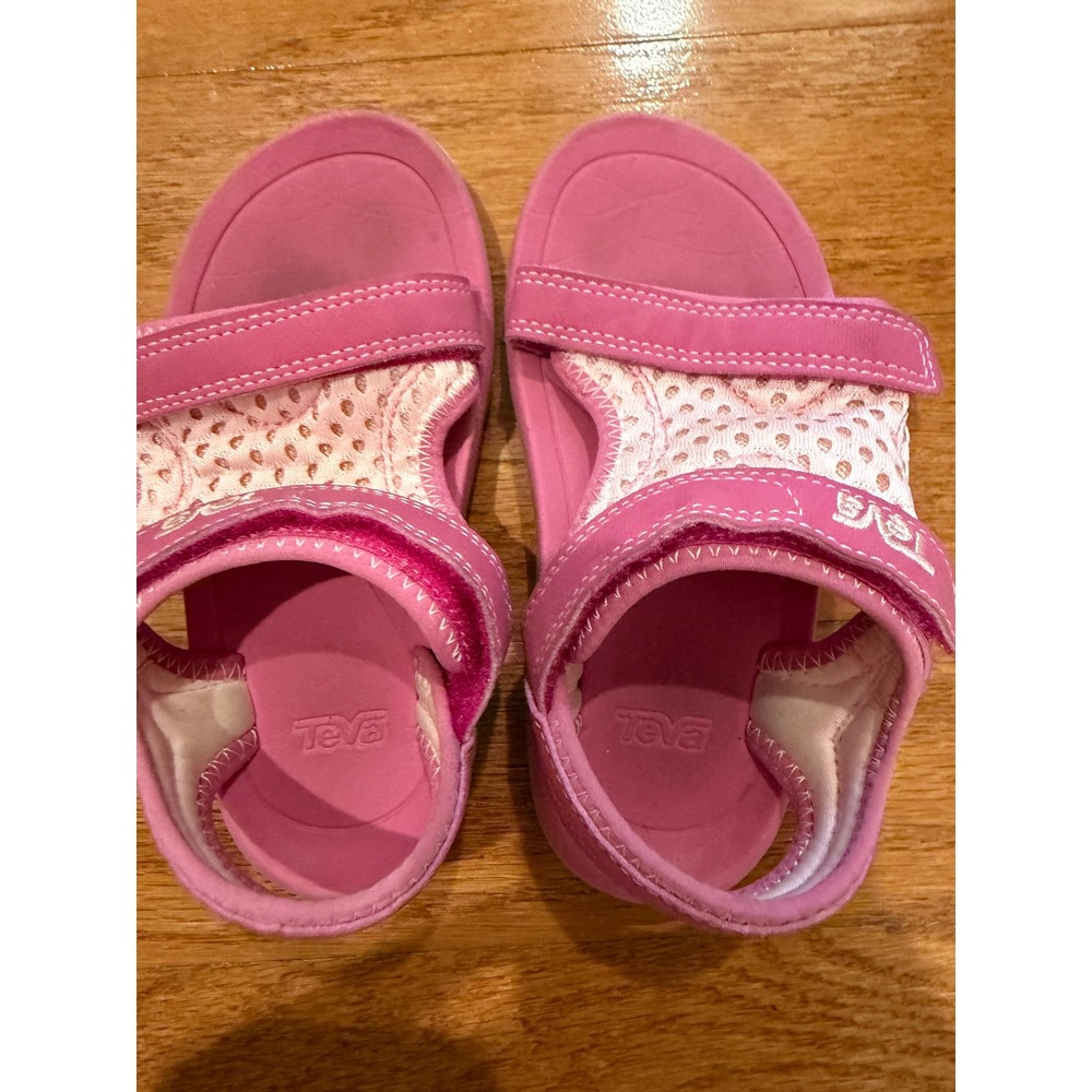 Teva Kids Psyclone 4 Sport Sandals Pink White Mesh Toddler Size 9 1019538T